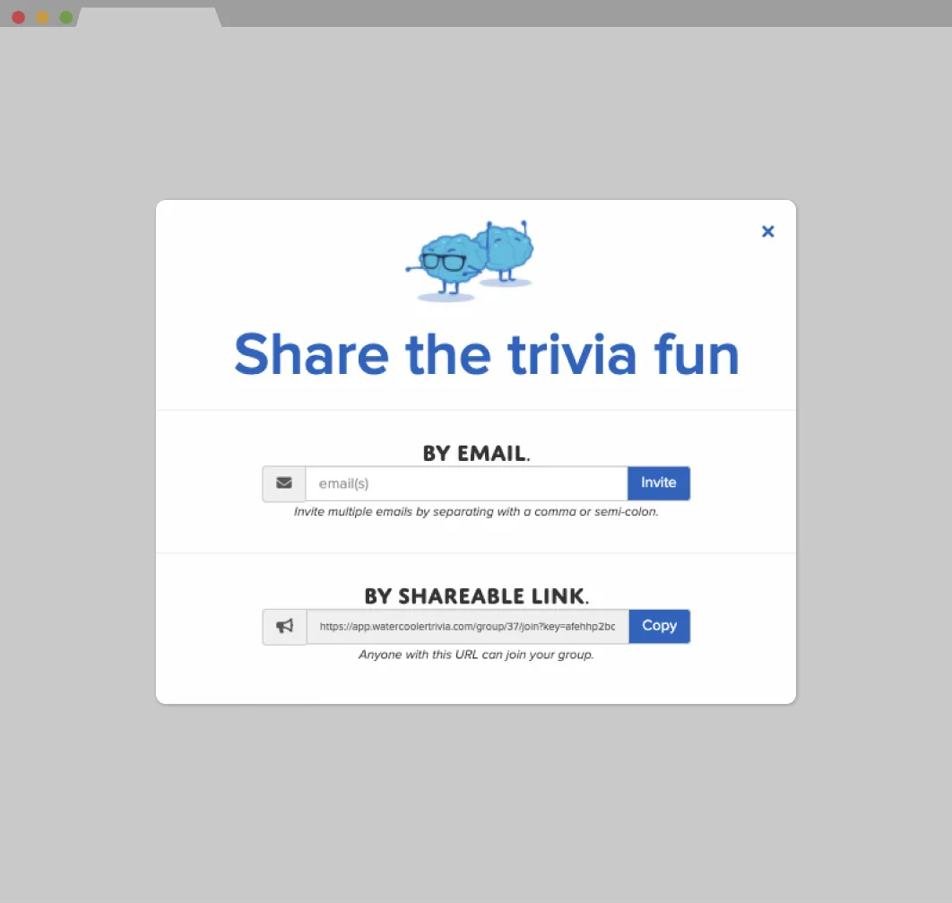 Water Cooler Trivia How it works